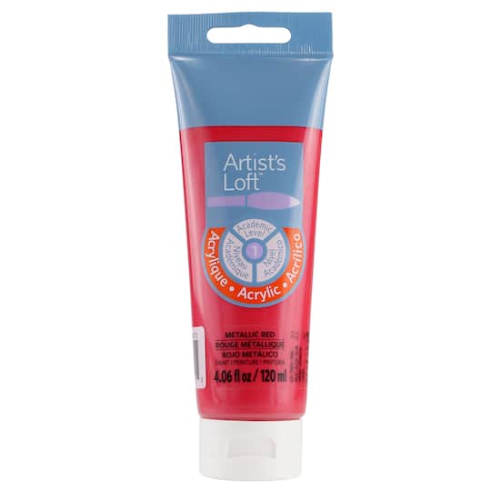 Michaels, 4oz. Metallic Acrylic Paint by Artist's Loft™ – Category: Open Stock Acrylic Paint